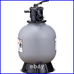 VEVOR Sand Filter 19 Above Inground Swimming Pool Sand Filter with 7-Way Valve