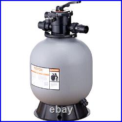 VEVOR Sand Filter 19 Above Inground Swimming Pool Sand Filter with 7-Way Valve