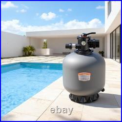 VEVOR Sand Filter 20 in Above Inground Swimming Pool Sand Filter 7-Way Valve
