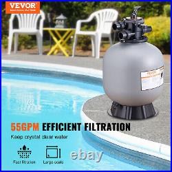 VEVOR Sand Filter 22 Above Inground Swimming Pool Sand Filter with 7-Way Valve