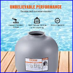 VEVOR Sand Filter 22 Above Inground Swimming Pool Sand Filter with 7-Way Valve