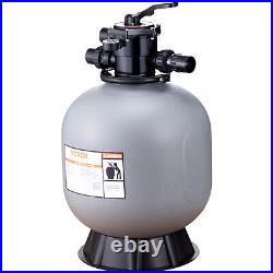 VEVOR Sand Filter 22 Above Inground Swimming Pool Sand Filter with 7-Way Valve