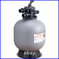 VEVOR Sand Filter 22 Above Inground Swimming Pool Sand Filter with 7-Way Valve