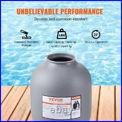 VEVOR Sand Filter, 22-inch, Up to 55 GPM Flow Rate, Above Inground Swimming Pool