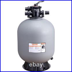 VEVOR Sand Filter 24 Above Inground Swimming Pool Sand Filter with 7-Way Valve