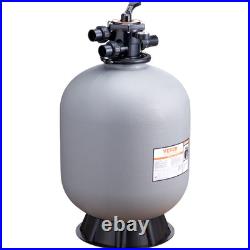 VEVOR Sand Filter 24 Above Inground Swimming Pool Sand Filter with 7-Way Valve