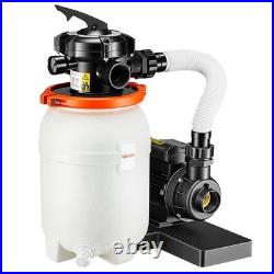 VEVOR Sand Filter Pump for Above Ground Swimming Pools 10 in 3000 GPH 0.33 HP
