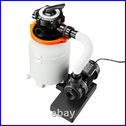 VEVOR Sand Filter Pump for Above Ground Swimming Pools 10 in 3000 GPH 0.33 HP