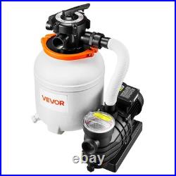 VEVOR Sand Filter Pump for Above Ground Swimming Pools 12 3000 GPH 0.33HP Timer