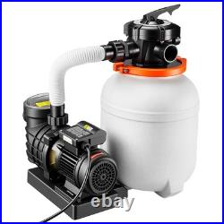 VEVOR Sand Filter Pump for Above Ground Swimming Pools 12 3000 GPH 0.33HP Timer