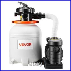 VEVOR Sand Filter Pump for Above Ground Swimming Pools 12 3000 GPH 0.33HP Timer