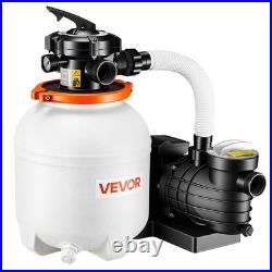 VEVOR Sand Filter Pump for Above Ground Swimming Pools 13 in 3500 GPH 0.75 HP