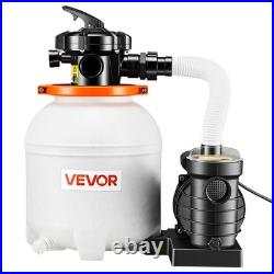 VEVOR Sand Filter Pump for Above Ground Swimming Pools 13 in 3500 GPH 0.75 HP