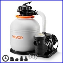VEVOR Sand Filter Pump for Above Ground Swimming Pools 16 4400 GPH 0.75HP Timer