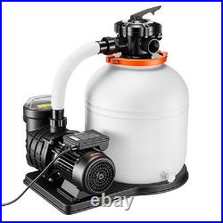 VEVOR Sand Filter Pump for Above Ground Swimming Pools 16 4400 GPH 0.75HP Timer