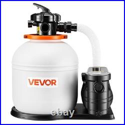 VEVOR Sand Filter Pump for Above Ground Swimming Pools 16 4400 GPH 0.75HP Timer