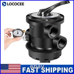 Vari-Flo Multiport Valve 1-1/2 FIP Top Mount For Hayward Sand Filter SP0714T US