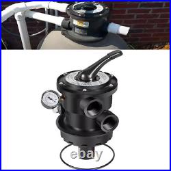 Vari-Flo Multiport Valve 1-1/2 FIP Top Mount For Hayward Sand Filter SP0714T US