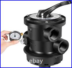 Vari-Flo Multiport Valve 1-1/2 FIP Top Mount For Hayward Sand Filter SP0714T US