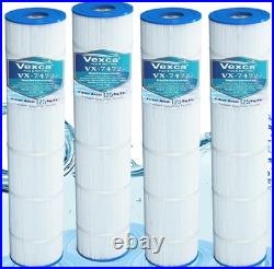 Vexca CCP520 Pool Filter Cartridges Pleatco PCC130 Unicel C-7472 4 PACK