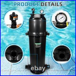 W3C17502 Swimming Pool Plus Cartridge Filter Assembly 200 Sq Ft, 150 GPM #2048WT5