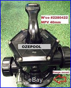 Waterco-CLAMP ON Multiport Valve Complete 40mm, Pool Sand Filter MPV GENUINE