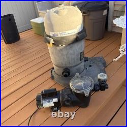 Waterway ClearWater Above Ground Pool CartridgeFilter System WithMotor