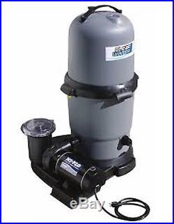 Waterway Clearwater II Above Ground Swimming Pool Cartridge Filter with1.5 Pump