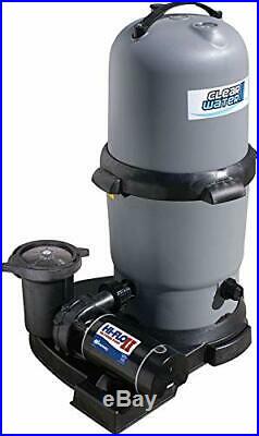 Waterway Clearwater II DE Above Ground Swimming Pool Filter with 1 HP Pump