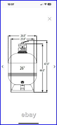 Waterway FS02629 Carefree 26 3.1 SQ FT Sand Filter 300 LB Sand Capacity NEW Waterway FS02629 Carefree 26 3.1 SQ FT Sand Filter 300 LB Sand Capacity NEW