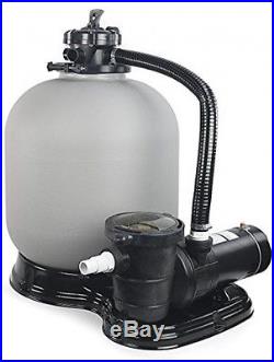 XP US 1HP Swimming Pool Sand Filter Pump New 19 Top-Mount Above-Ground Pools