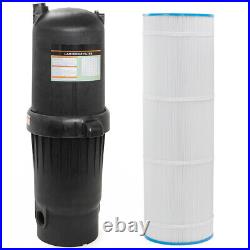 XtremepowerUS 120 Square Foot In-Ground Pool & Spa Cartridge Filter Clean