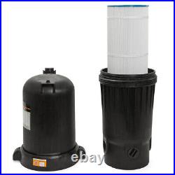 XtremepowerUS 120 Square Foot In-Ground Pool & Spa Cartridge Filter Clean