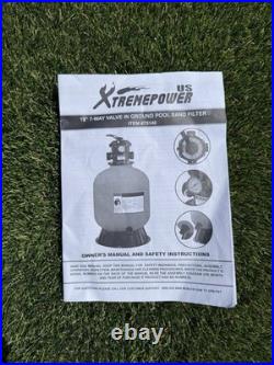 XtremepowerUS 19 In or Above Ground Pool Sand Filter Up To 24,000 Gallons 75140 XtremepowerUS 19 In or Above Ground Pool Sand Filter Up To 24,000 Gallons 75140