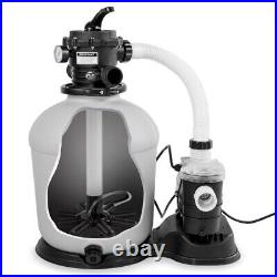 XtremepowerUS Above-Ground Pool 16 Sand Filter With 3100GPH 3/4hp Pool Pump Set