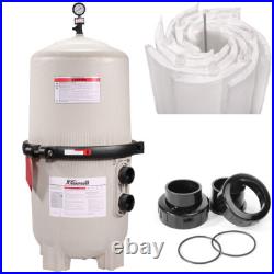 XtremepowerUS DE Pool Filter Maximum Clean Grid In-Ground Pool 120 GPM 62 sq/ft