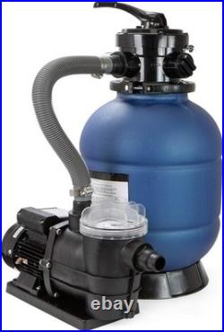 XtremepowerUS High-Flo Sand Filter Pump System 13 Filter Tank 10,000 Gallons