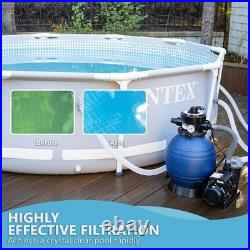 XtremepowerUS High-Flo Sand Filter Pump System 13 Filter Tank 10,000 Gallons