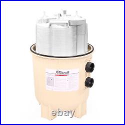 XtremepowerUS Maximum Clean Inground Swimming DE Pool Filter 48 sq. Ft, Beige