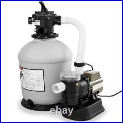 XtremepowerUS PO722 75131 Pool 16 Sand Filter With 3100GPH 3/4hp Pool Pump Set