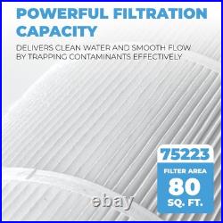 XtremepowerUS Pool Filter Replacement Cartridge 4-PACK X 80 sq. Ft. OD 20 x 7 XtremepowerUS Pool Filter Replacement Cartridge 4-PACK X 80 sq. Ft. OD 20 x 7