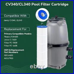 YAURA CL340 4-Pack Pool Filter Cartridge 85 sq. Ft, for Jandy R0554500/C-7459