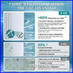 YAURA CL340 4-Pack Pool Filter Cartridge 85 sq. Ft, for Jandy R0554500/C-7459