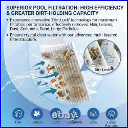YAURA CL340 4-Pack Pool Filter Cartridge 85 sq. Ft, for Jandy R0554500/C-7459