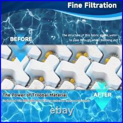 Yoojequa CCP520 Pool Filter Cartridges Pleatco PCC130 Unicel C-7472 4 PACK