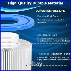 Yoojequa CCP520 Pool Filter Cartridges Pleatco PCC130 Unicel C-7472 4 PACK